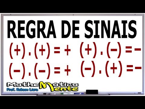 Matemática com Procopio - Entenda a regra dos sinais na adição e