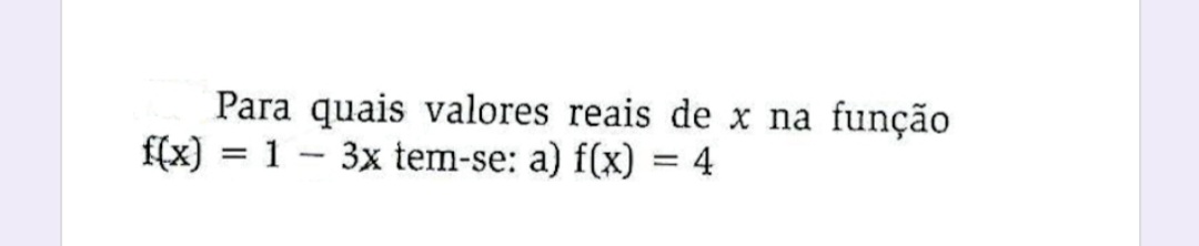 Quais São Os Valores Reais De X Na Função Matemática