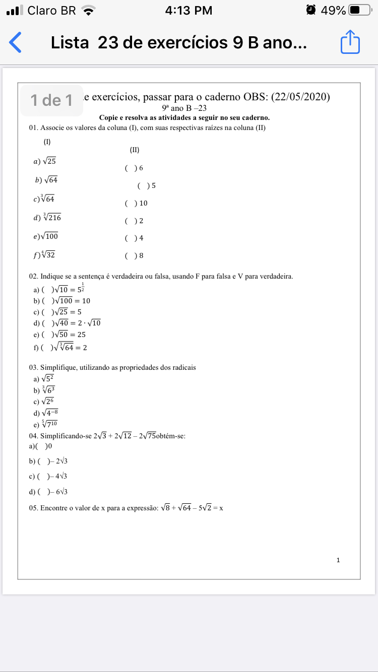 Simplificando radicais! 1 - Propriedade da radiciação - Raiz de outra