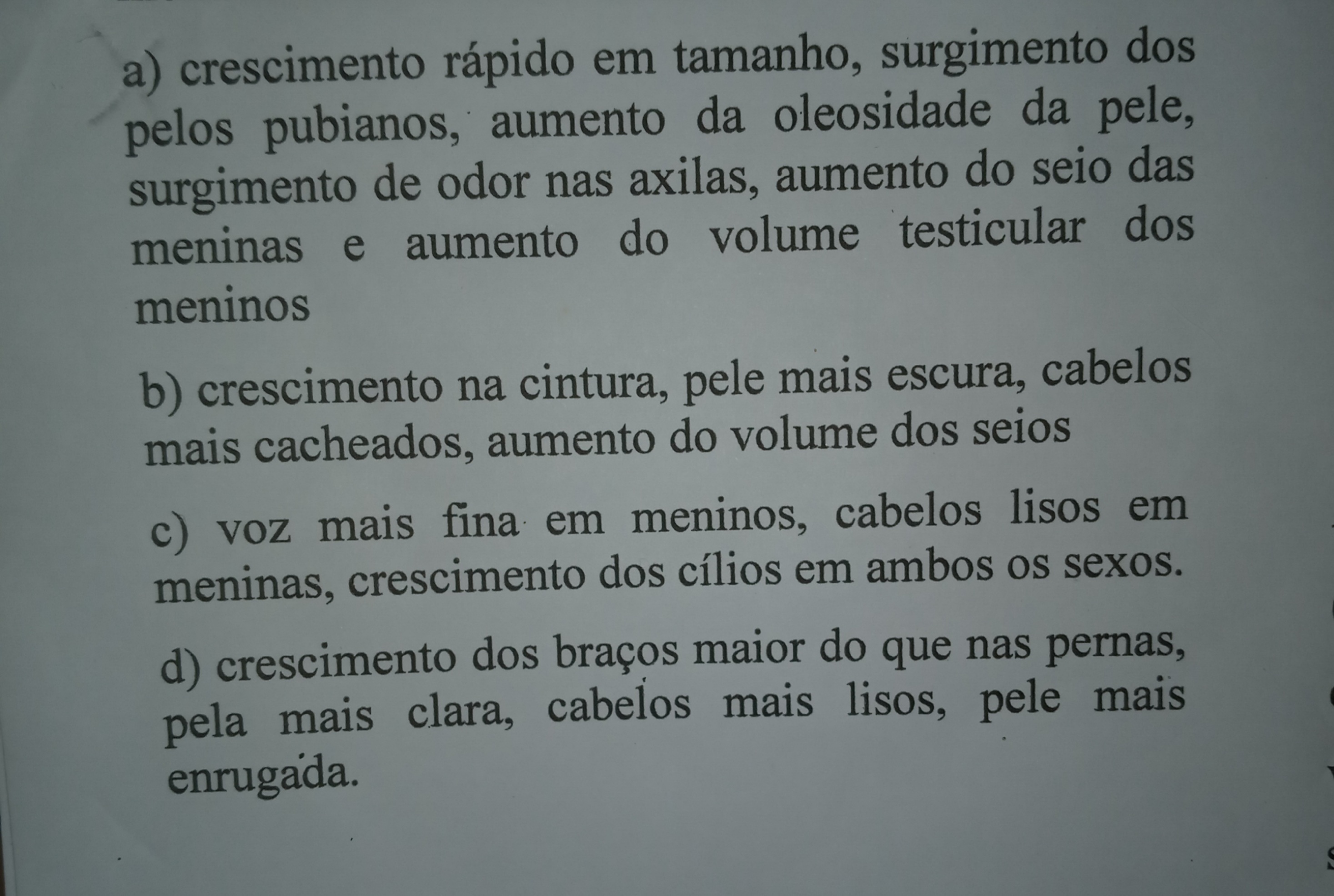 Dê Exemplos De Algumas Mudanças Físicas No Corpo Das Meninas