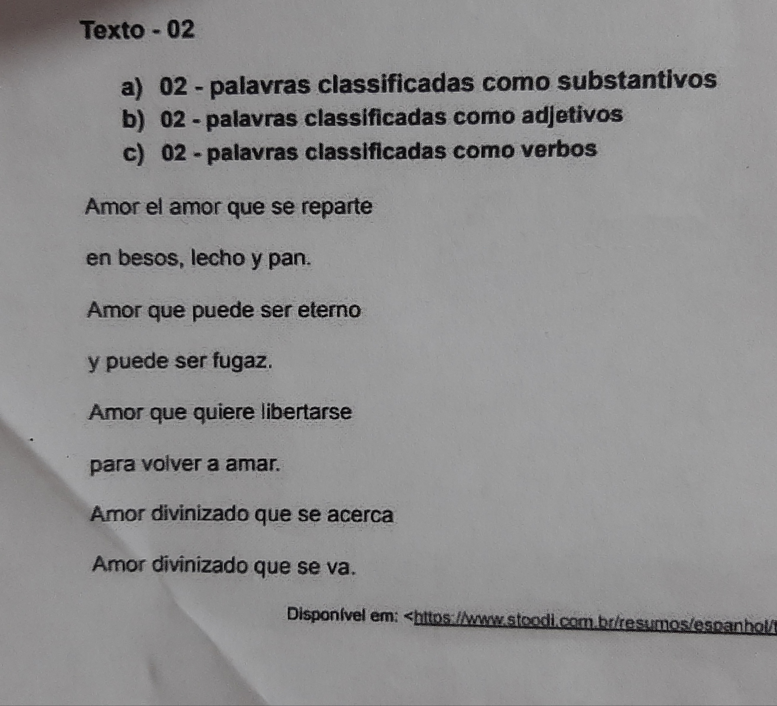 Atividade De Espanhol Anexada Ali Embaixo. Me Ajudem Pfv? - Espanhol