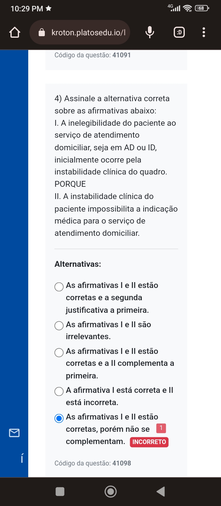 Assinale A Alternativa Correta Sobre As Afirmativas Abaixo