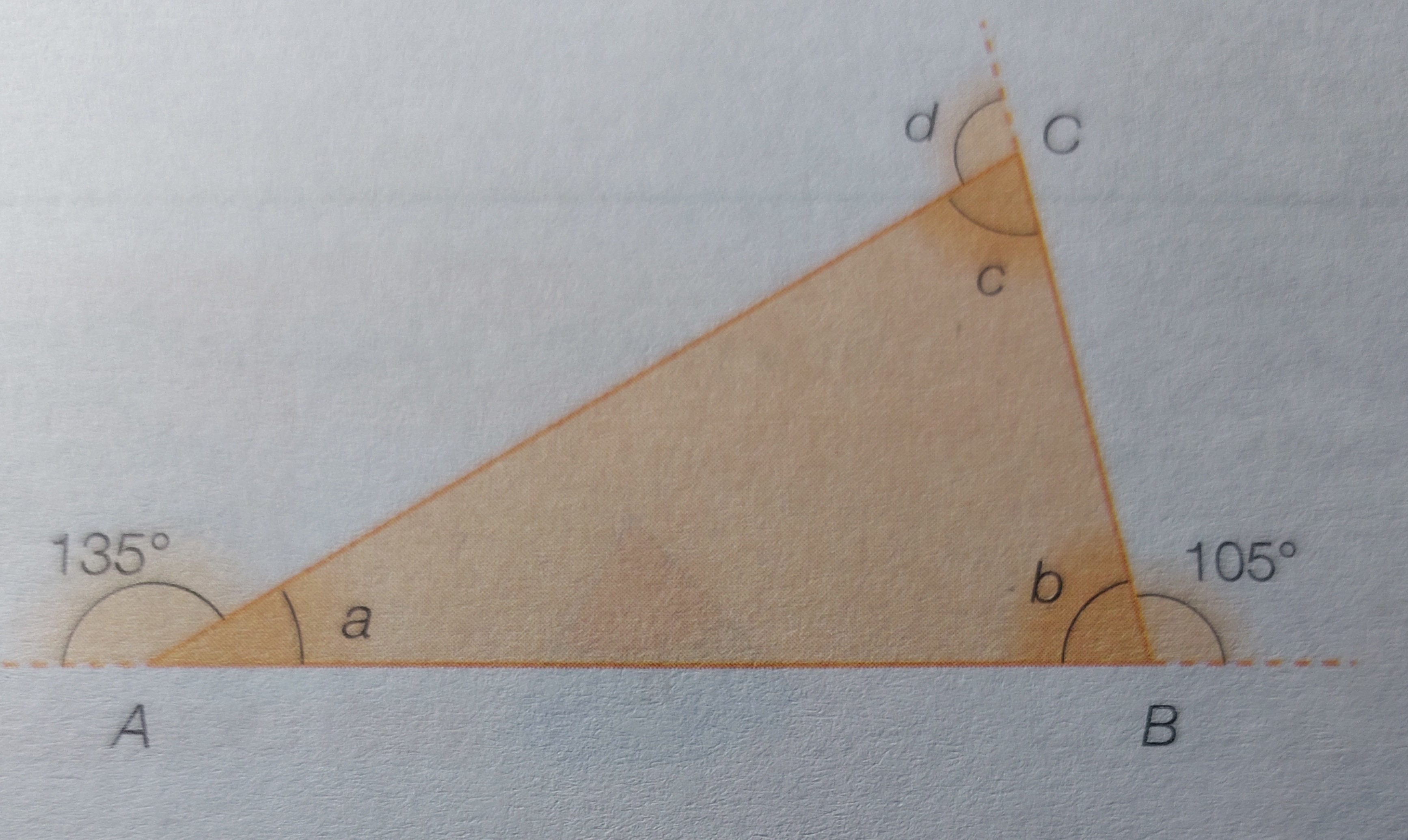 Determine As Medidas A B C E D No Triângulo Abc A Seguir Matemática